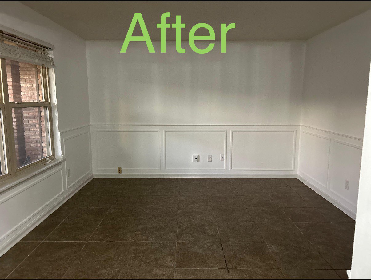 After Painting and Installing Wall Trims