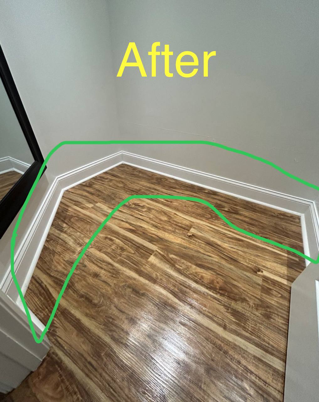 After Installing Baseboard