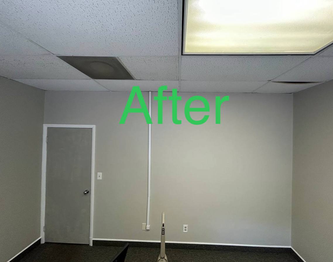 After Painted office room