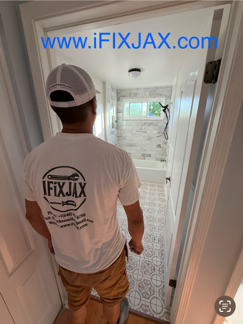 After Installing Bathroom Tiles