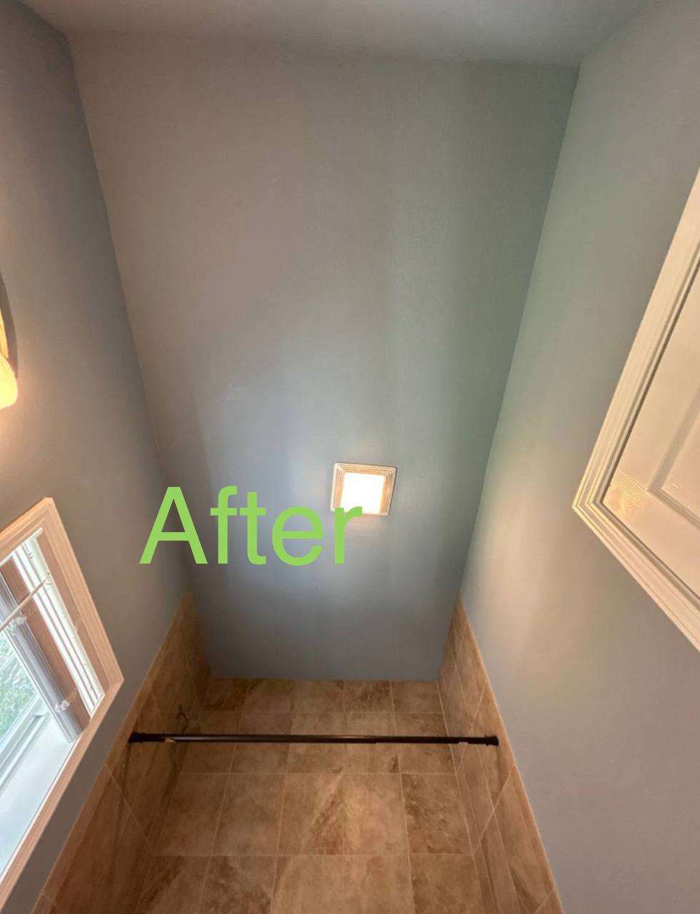 After Painting the Bathroom