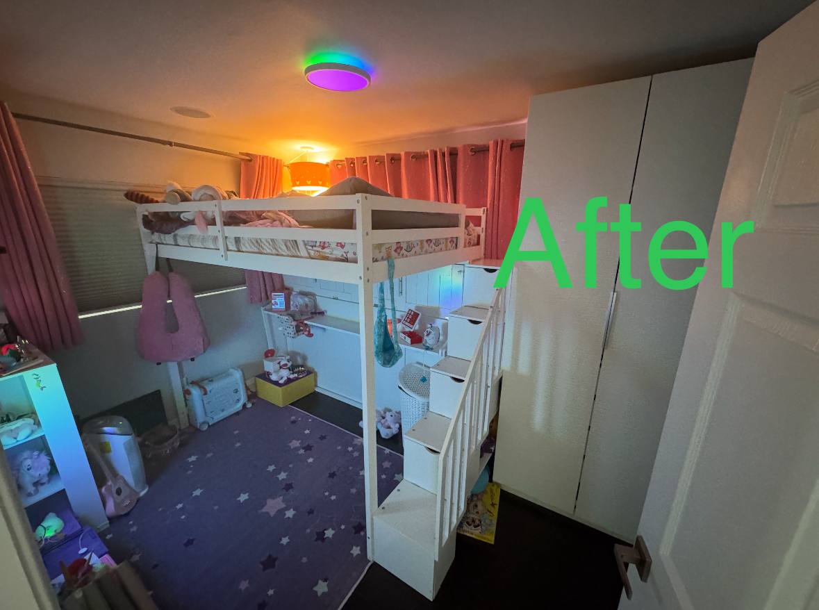 After Installing ceiling lamp