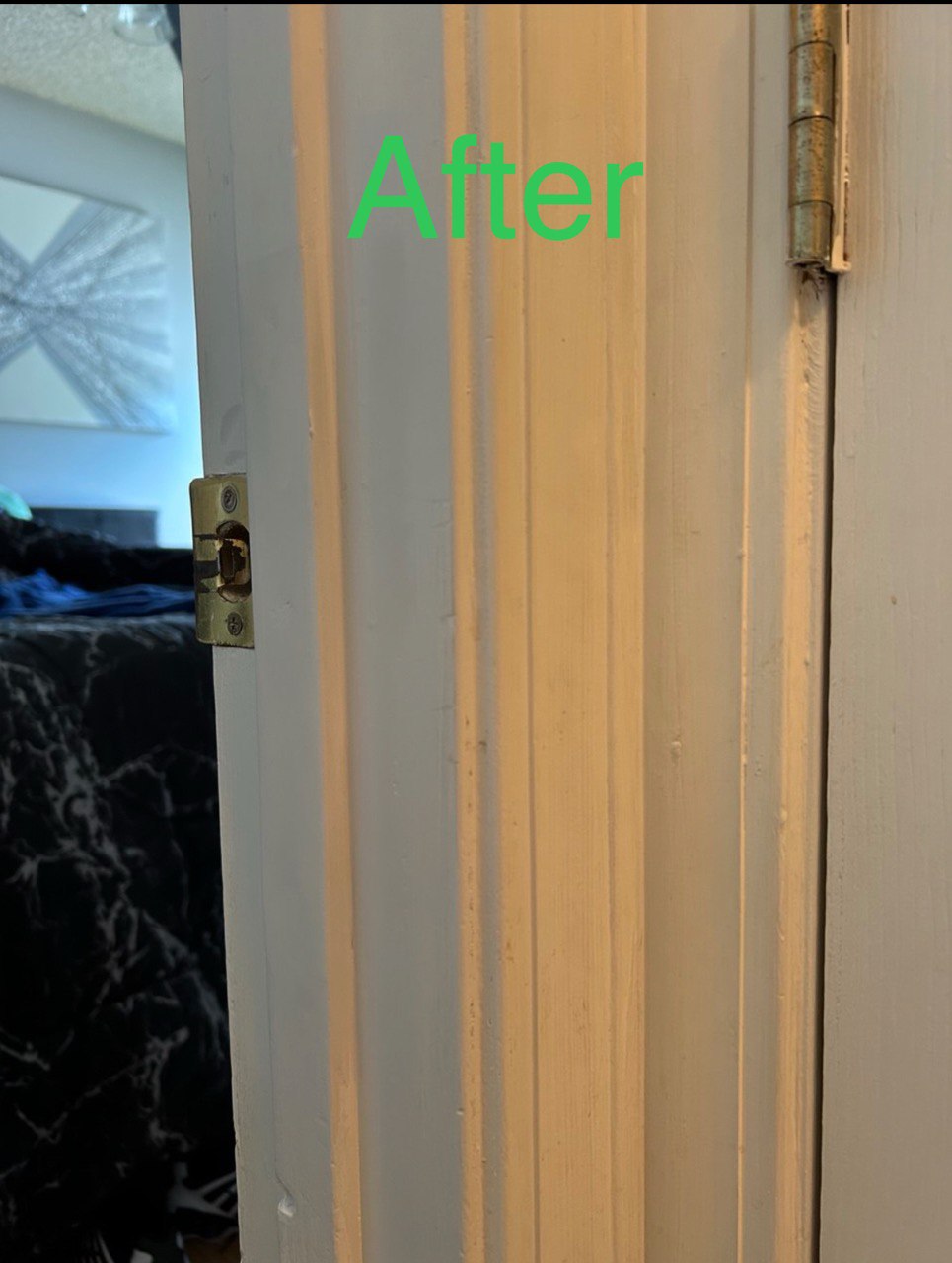 After Reparing the Door Jamb