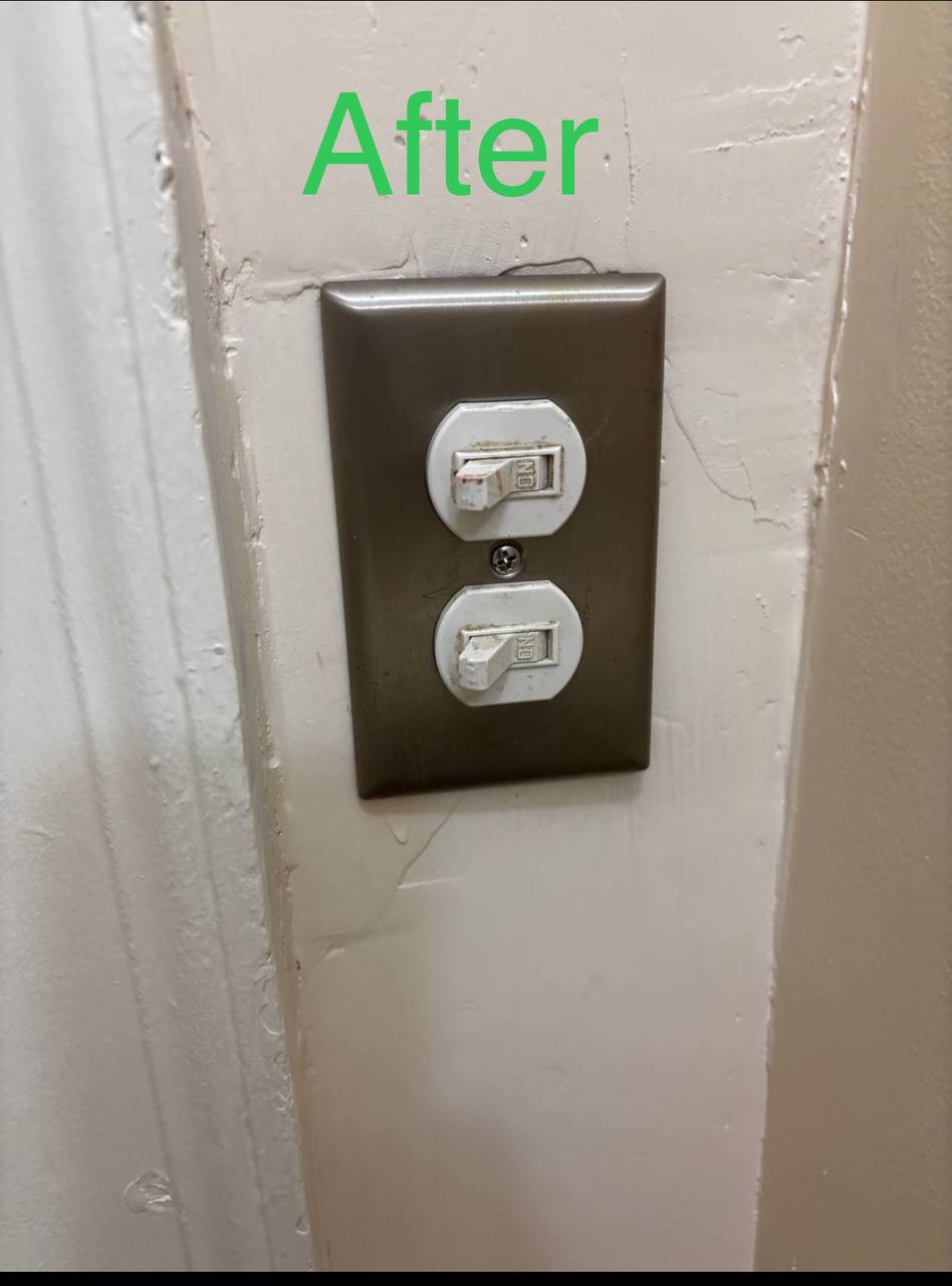 After Installing Switch Plate