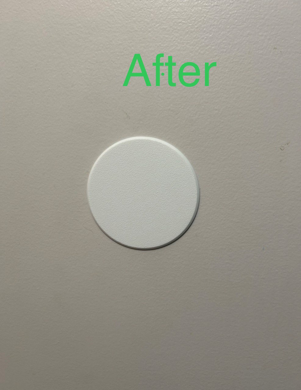 After Reparing the Hole