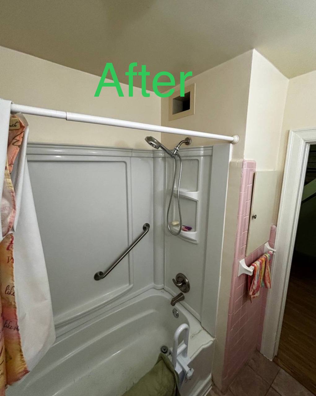 After Painting The Bathroom
