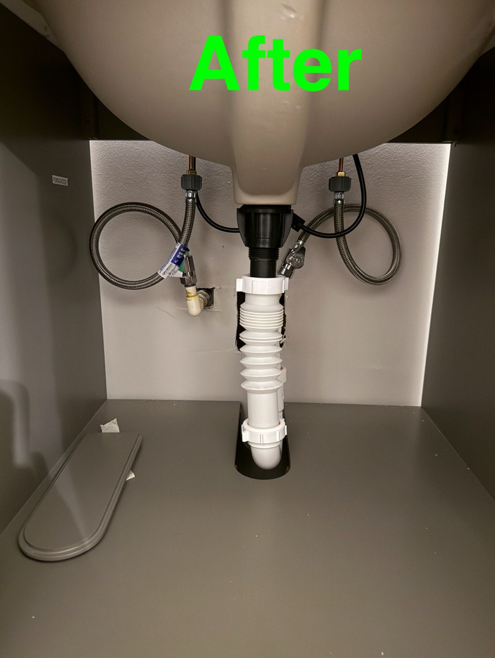 After Installing The Sink