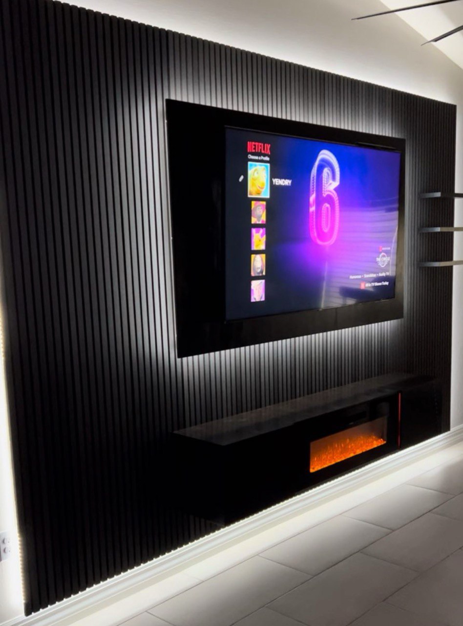 After Mounting TV