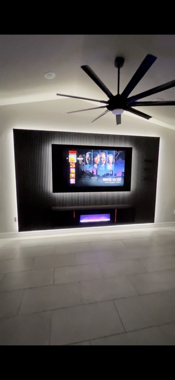 After Mounting TV