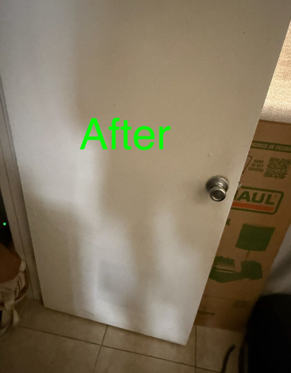 After Fixing Hole in The Door