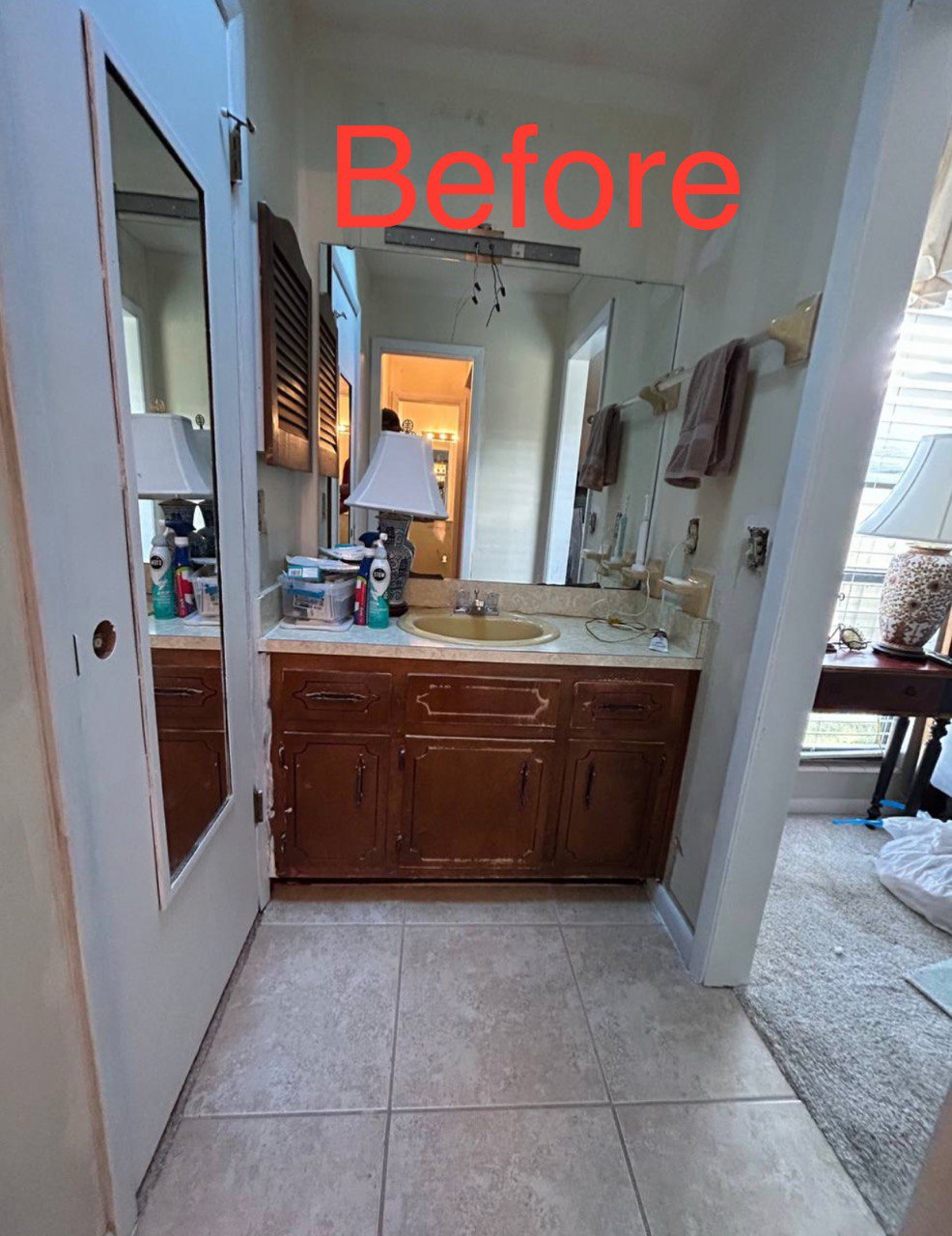 Before Renovated the Bathroom