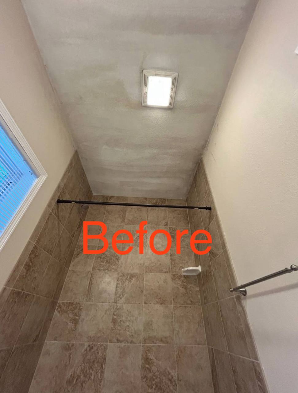 Before Painting the Bathroom