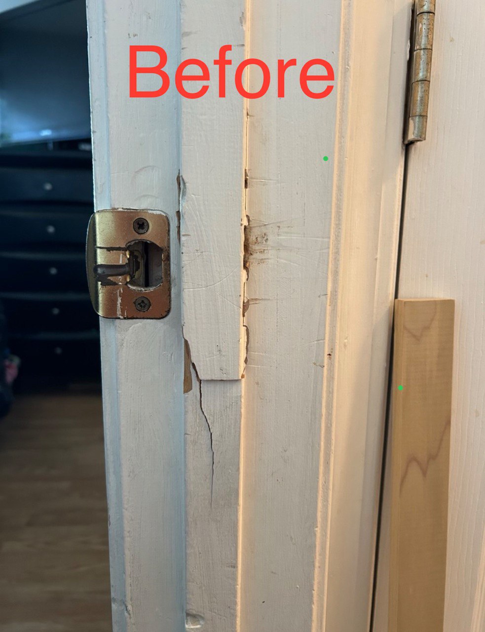 Before Reparing the Door Jamp