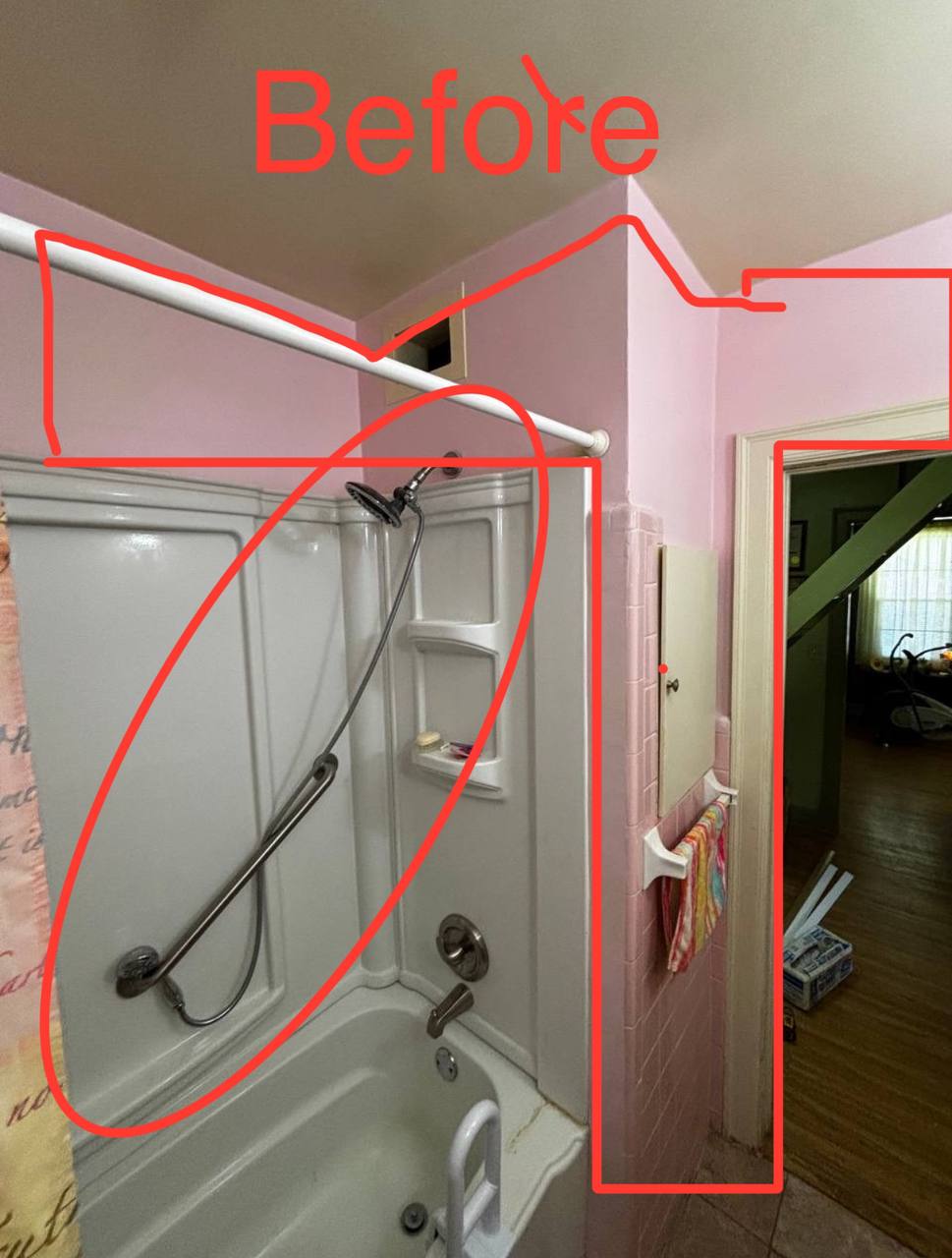 Before Painting The Bathroom