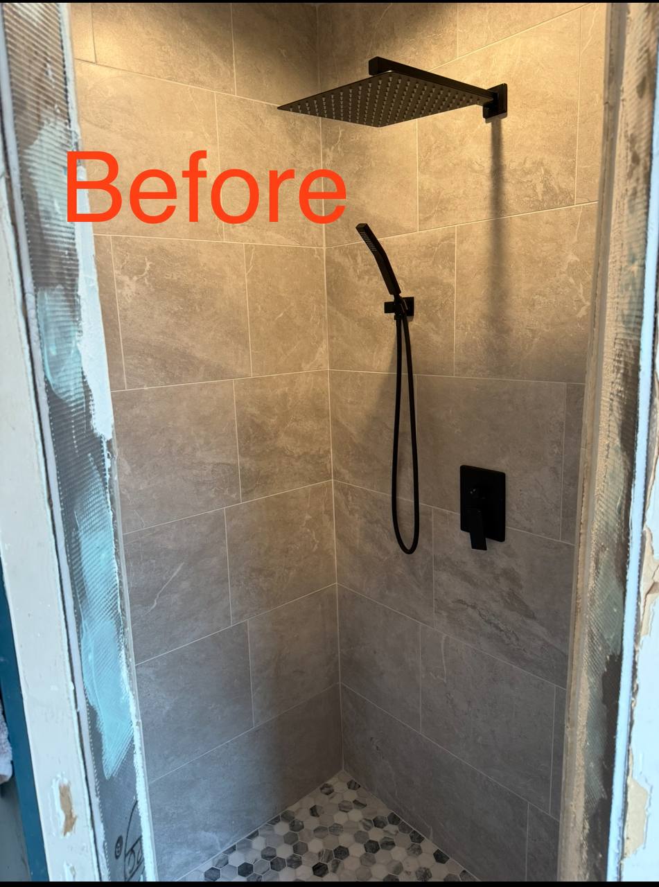 Before Installing Tiles for the Door Edges